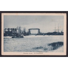 EL RIACHUELO LA BOCA ANTIGUA TARJETA POSTAL